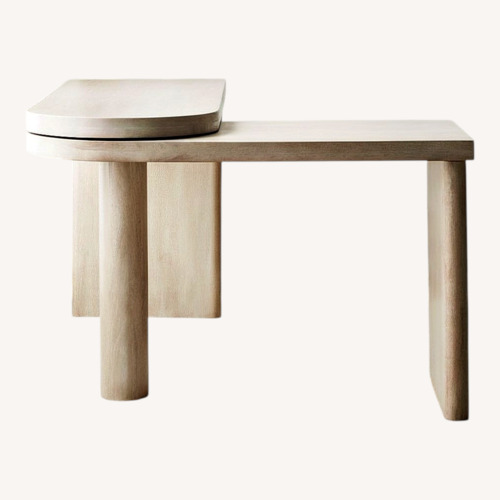 Used Pottery Barn Cayman L-Shape Rotating Desk for sale on AptDeco