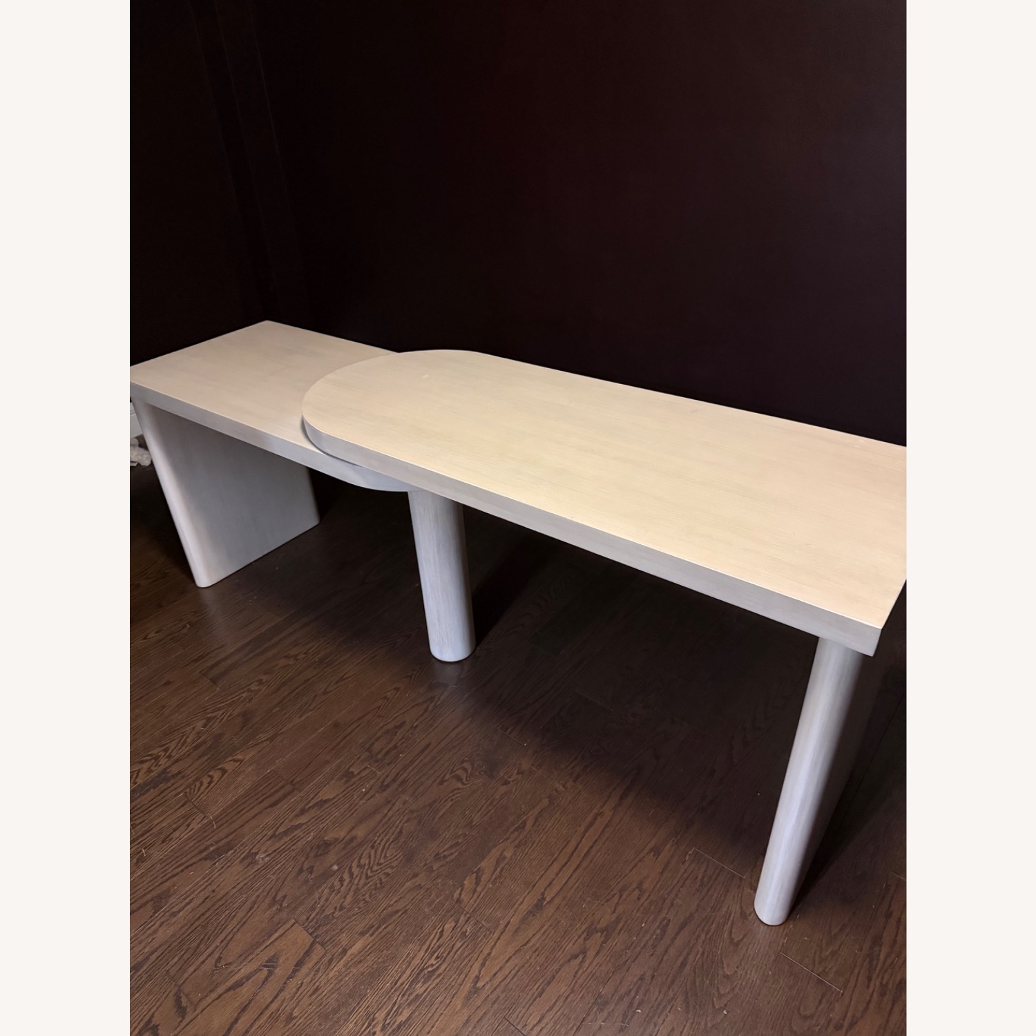Pottery Barn Cayman L-Shape Rotating Desk - image-4