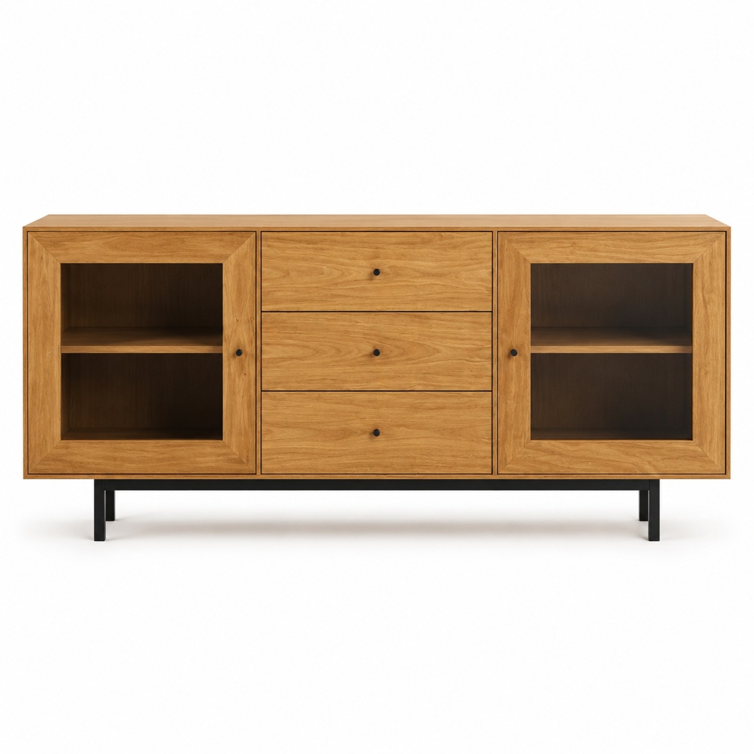 Room & Board Light Brown Wood Media Storage - image-8