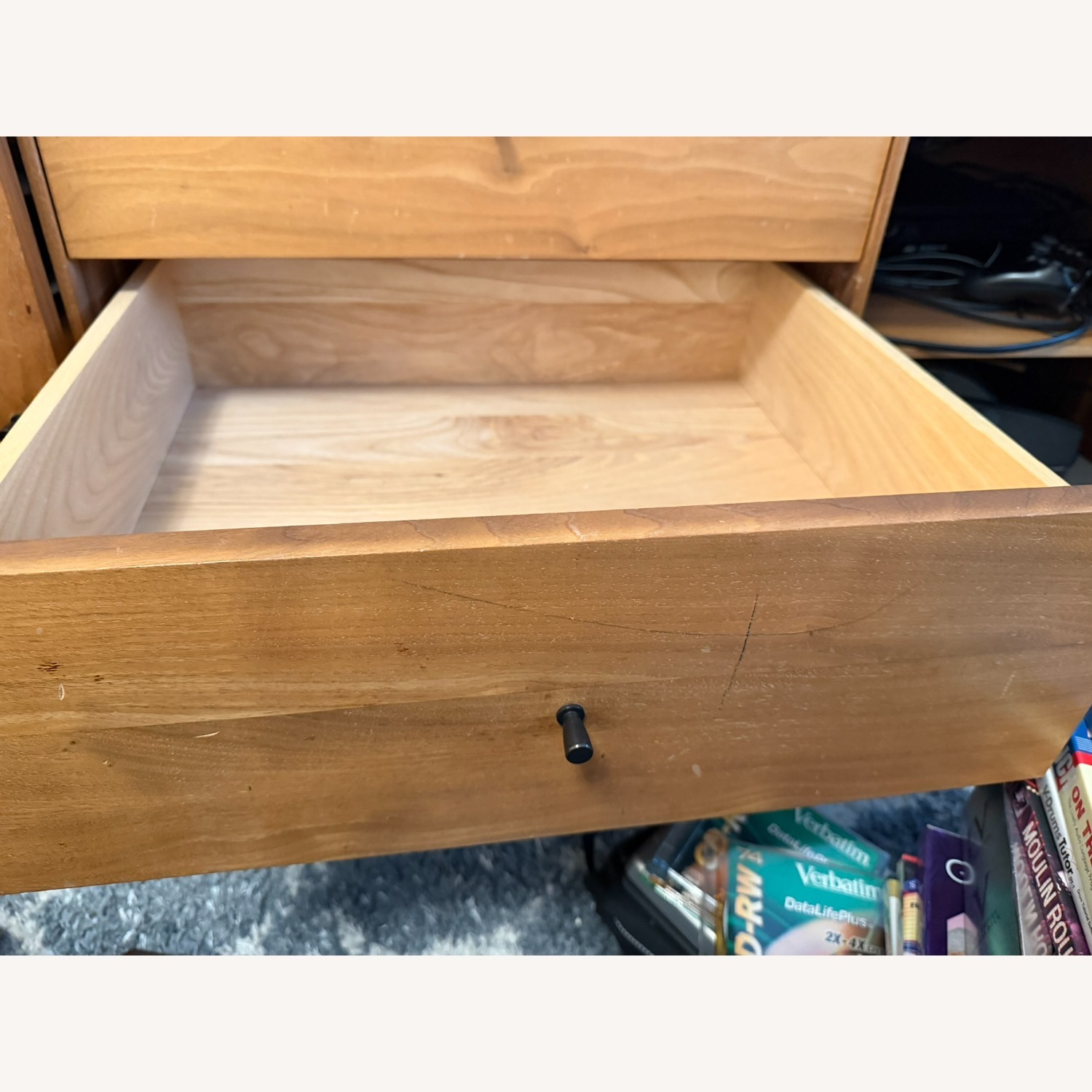 Room & Board Light Brown Wood Media Storage - image-3