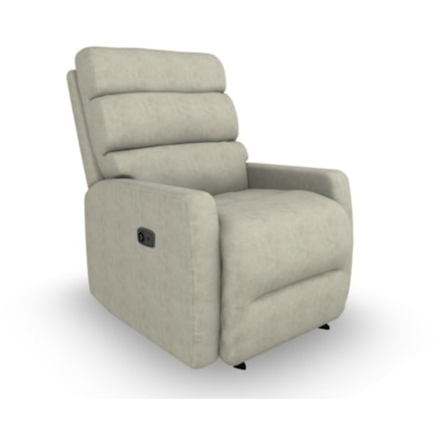 Best Home Furnishings Light Gray Fabric Recliner - image-6