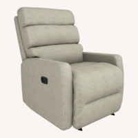 Best Home Furnishings Light Gray Fabric Recliner