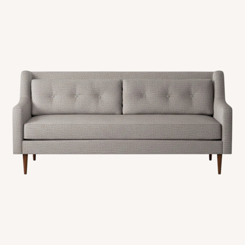 Used West Elm Crosby Light Gray Fabric Sofa for sale on AptDeco