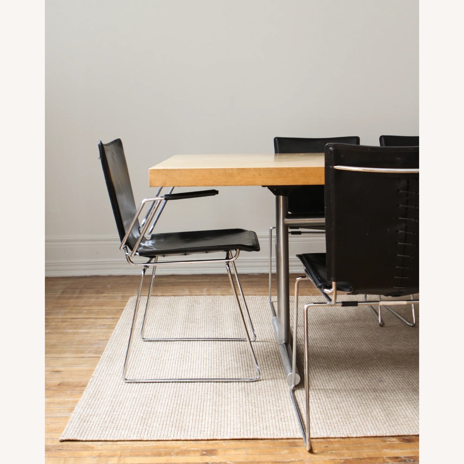 Vintage ICF Pelle Contemporary Chairs Set of 10 - image-5