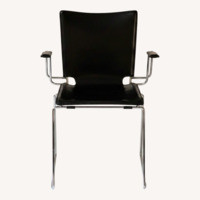 Vintage ICF Pelle Contemporary Chairs Set of 10