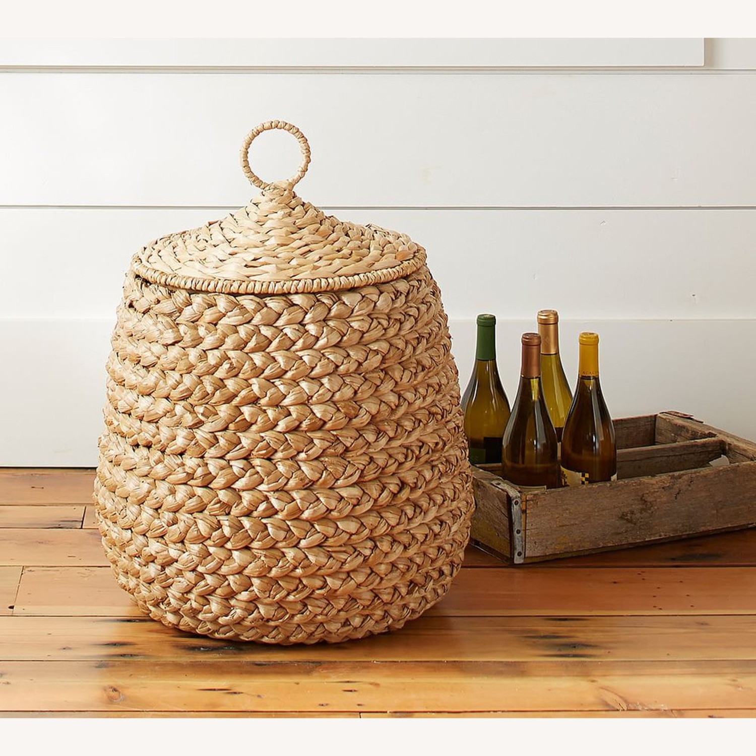 Pottery Barn Beachcomber Handwoven Seagrass Basket  - image-8