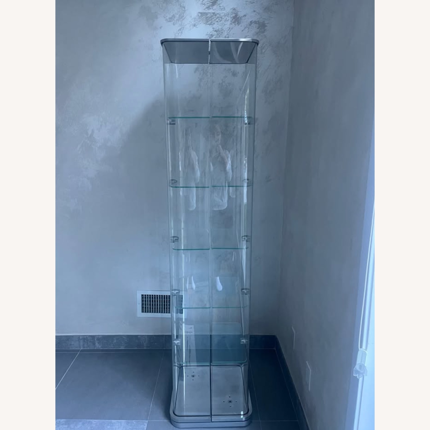 FIAM Italia Transparent Glass Bookcase - image-1