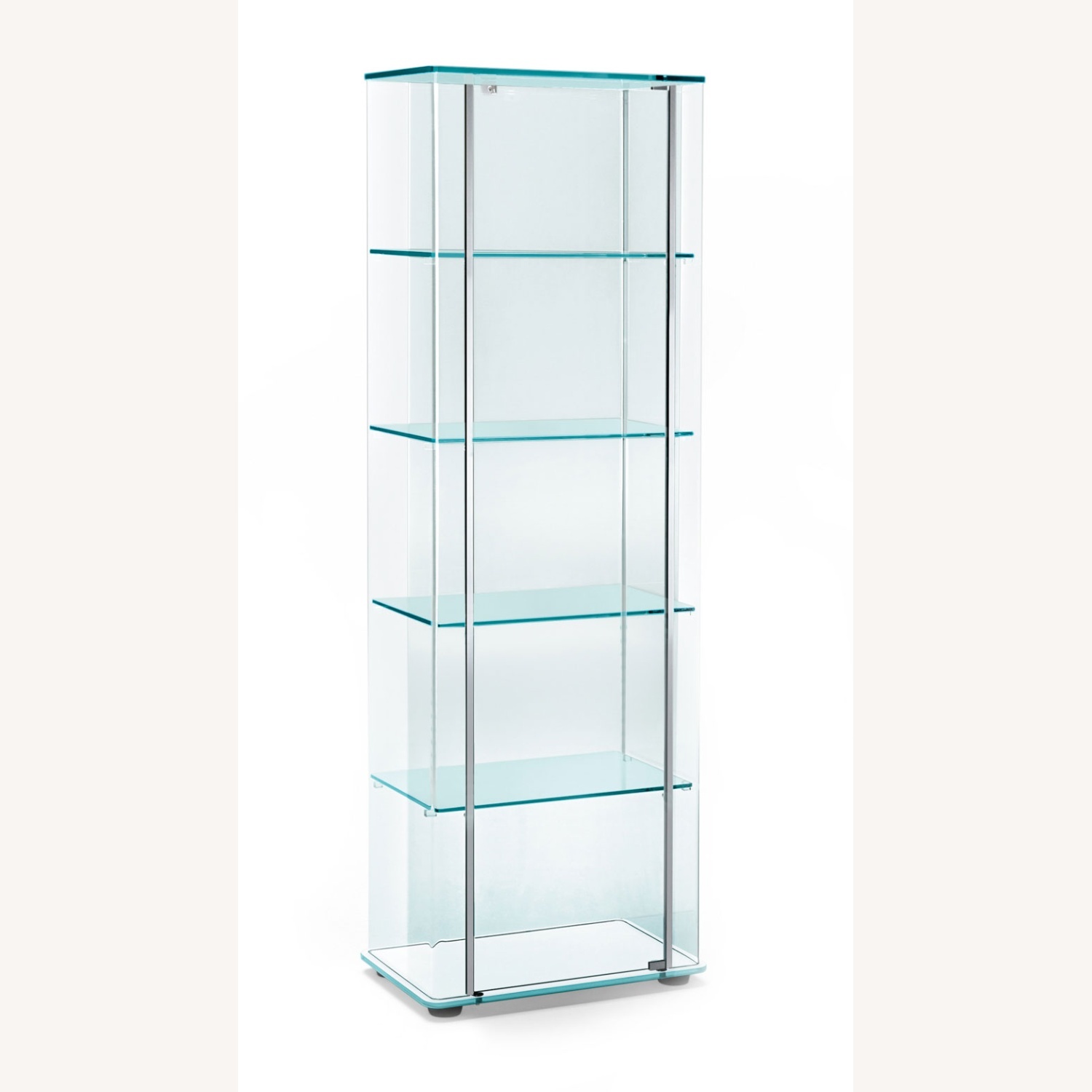 FIAM Italia Transparent Glass Bookcase - image-5