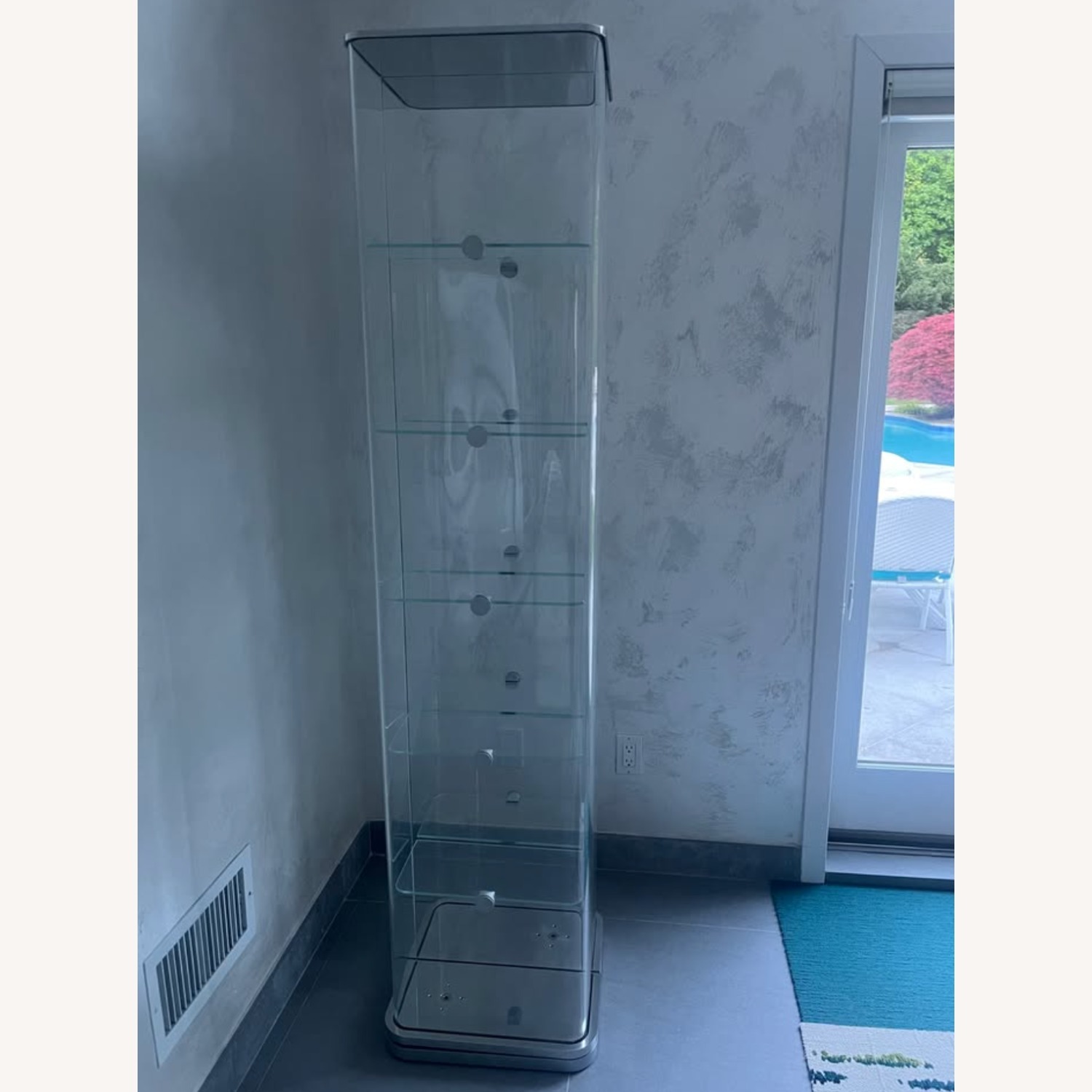 FIAM Italia Transparent Glass Bookcase - image-2
