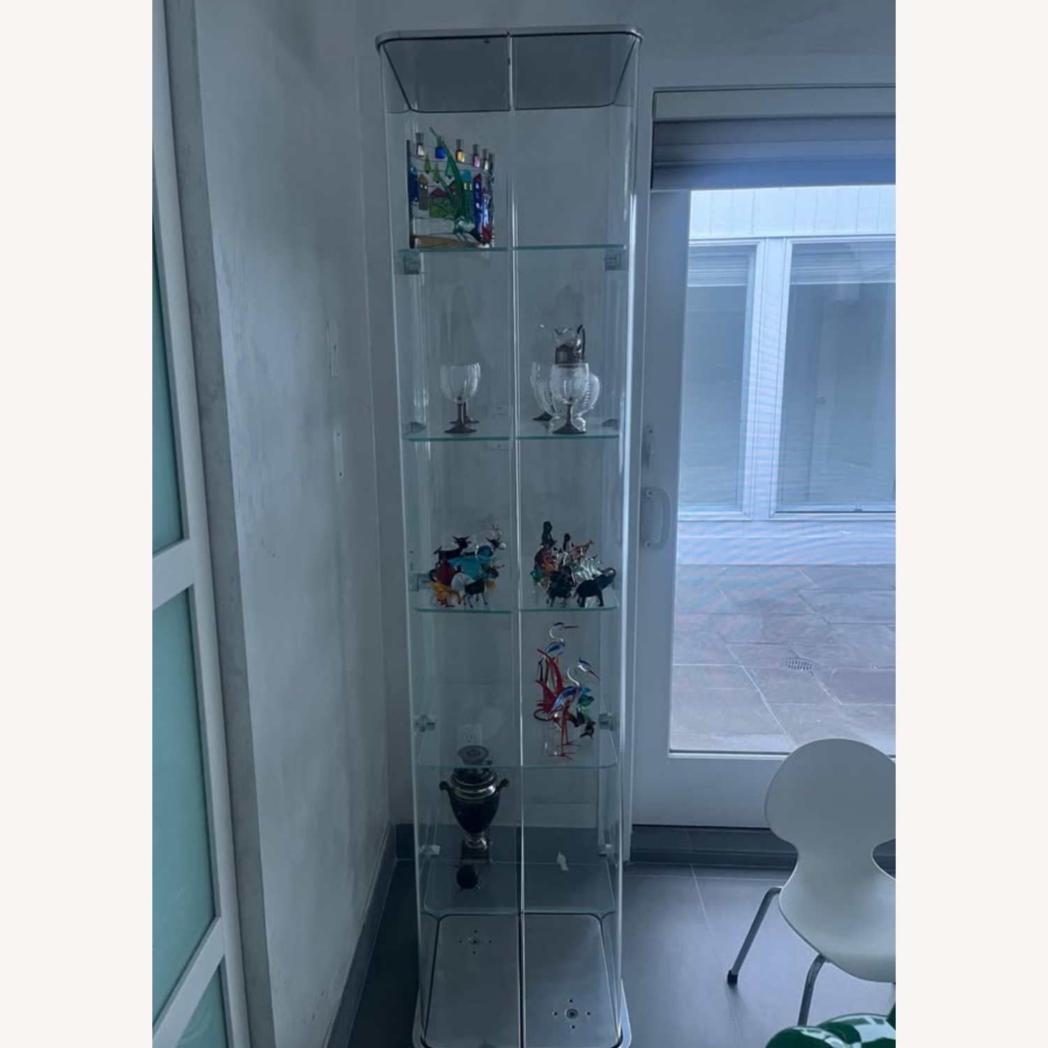 FIAM Italia Transparent Glass Bookcase - image-4