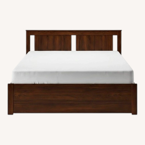 Used IKEA Songesand Dark Brown Wood Full Bed for sale on AptDeco