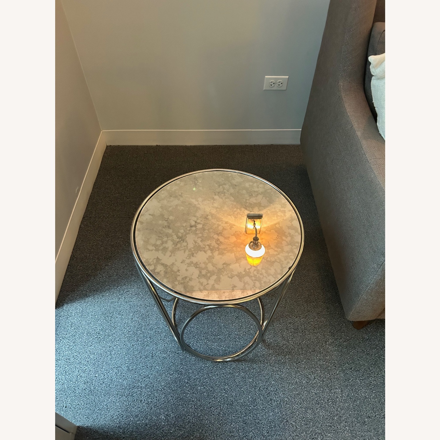 West Elm Oval Rings Side Table - image-2