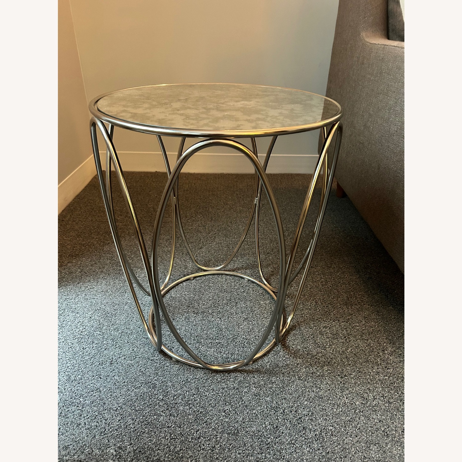 West Elm Oval Rings Side Table - image-1