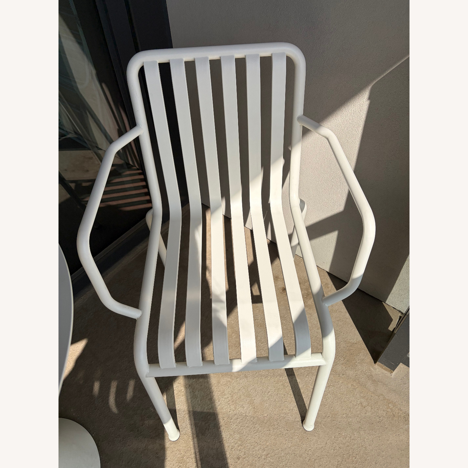 Design Within Reach White Metal Patio Furniture - image-2