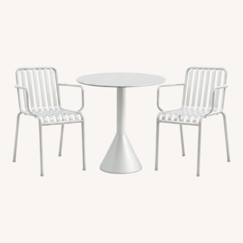 Used Design Within Reach White Metal Patio Furniture for sale on AptDeco