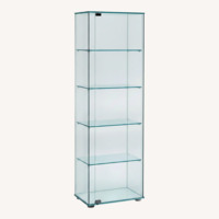 FIAM Italia Transparent Glass Bookcase