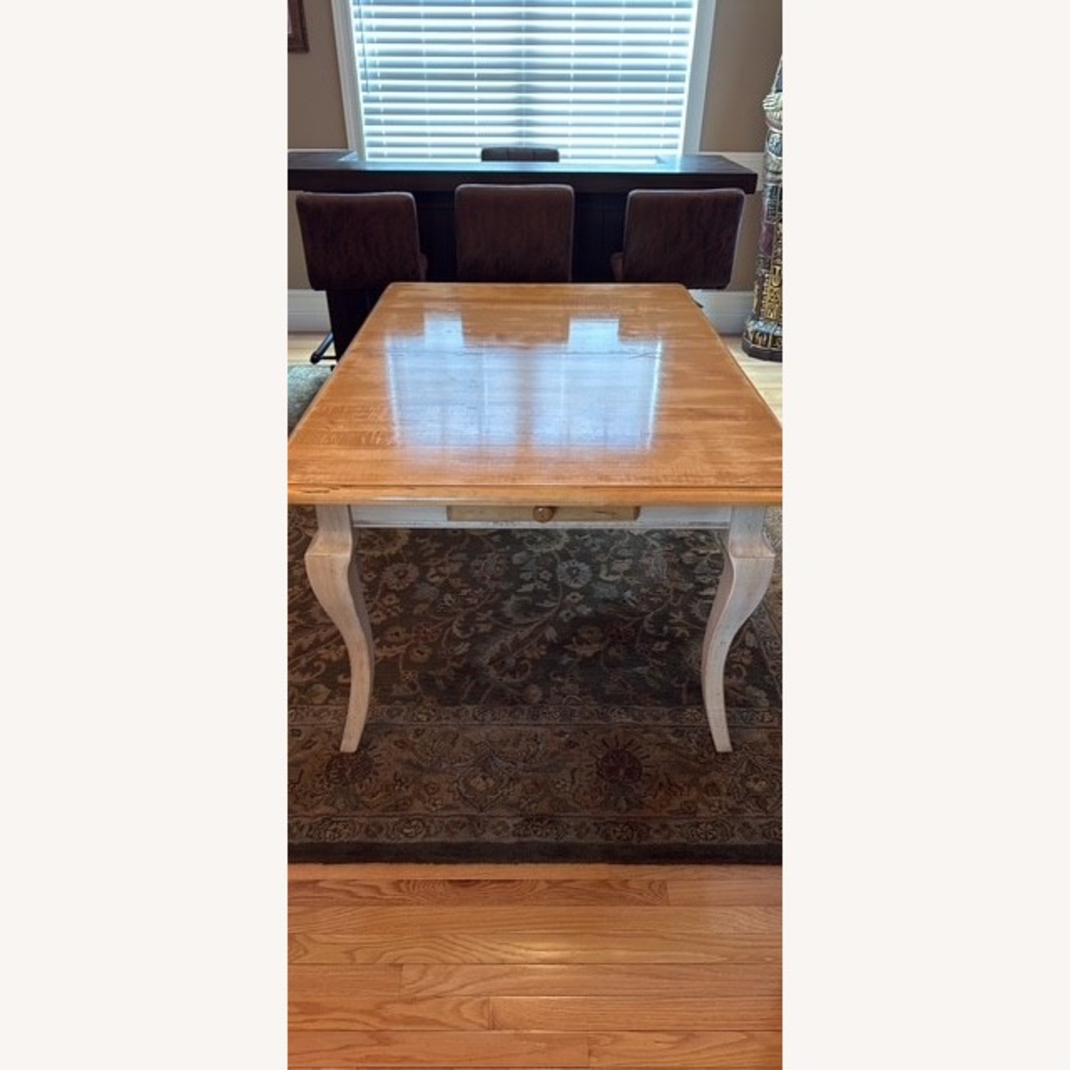Bombay Company Wood Dining Table & 8 Chairs - image-2