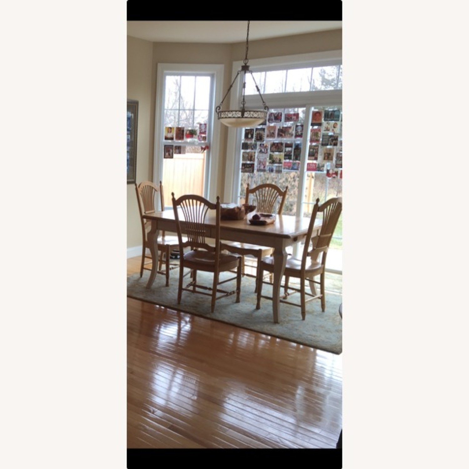 Bombay Company Wood Dining Table & 8 Chairs - image-8