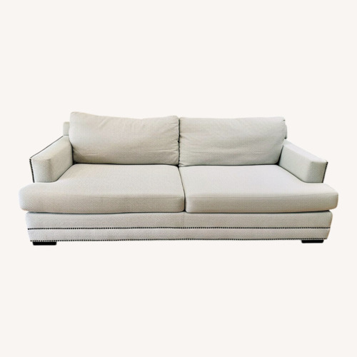 Used Jordan's Furniture White Fabric 3+ Seater Sofa for sale on AptDeco