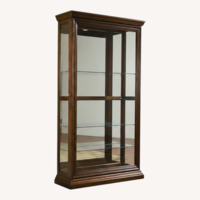 Pulaski Furniture Curio Dark Brown Bookcase