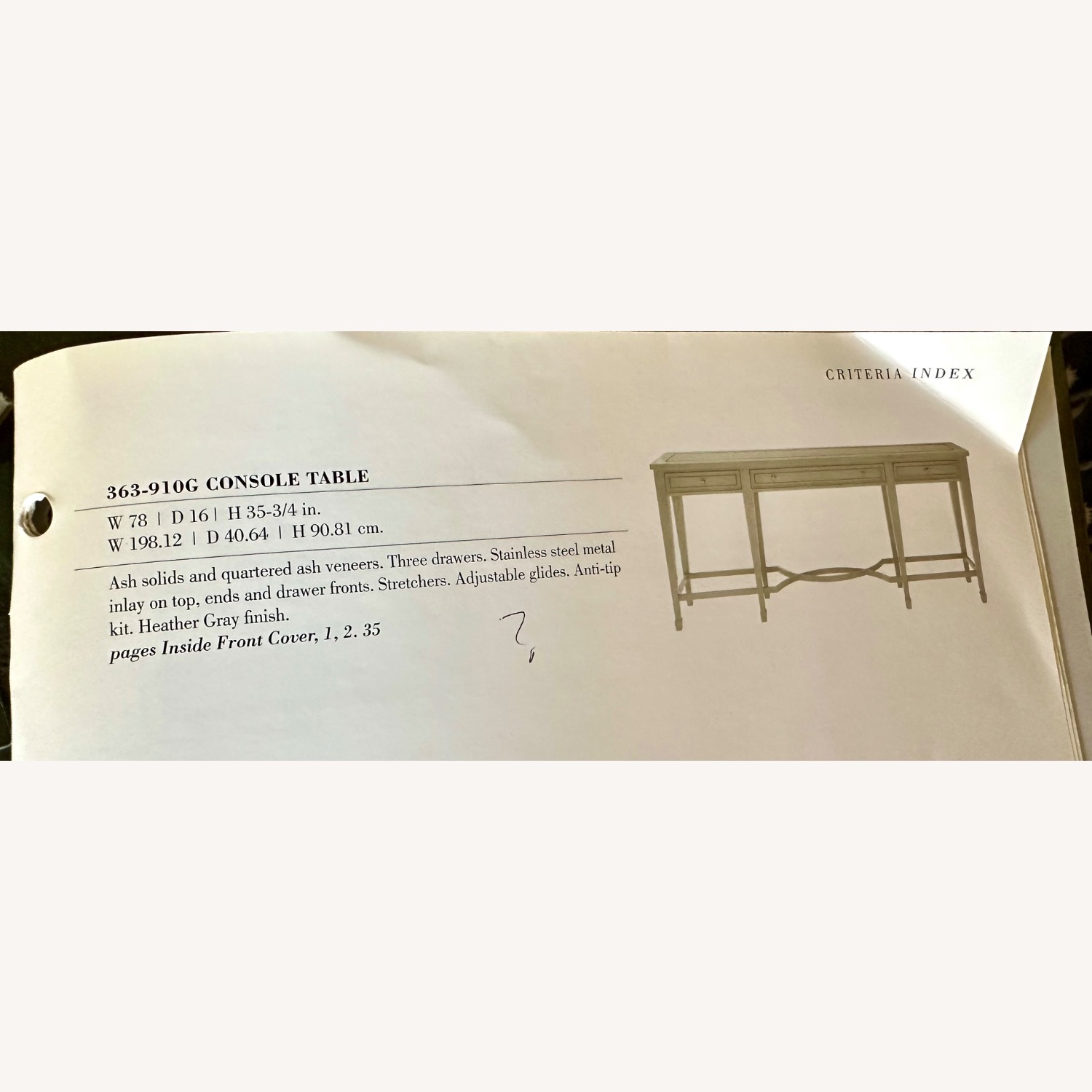 Bernhardt Criteria Console - image-4