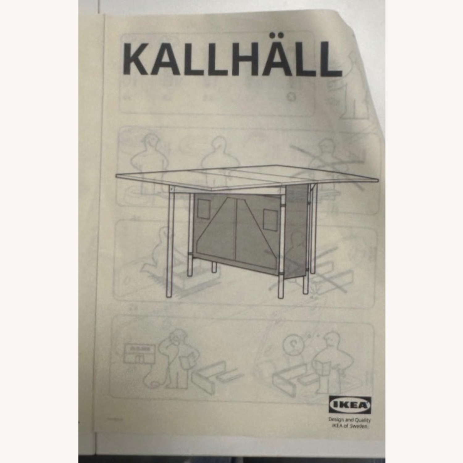 IKEA Kalhall White Wood Dining Table - image-5
