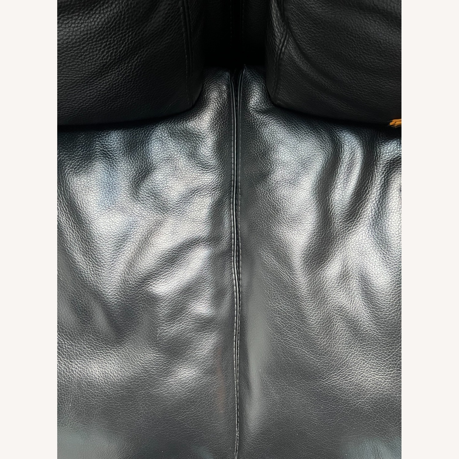 Roche Bobois Black Leather 3+ Seater Sofa - image-3