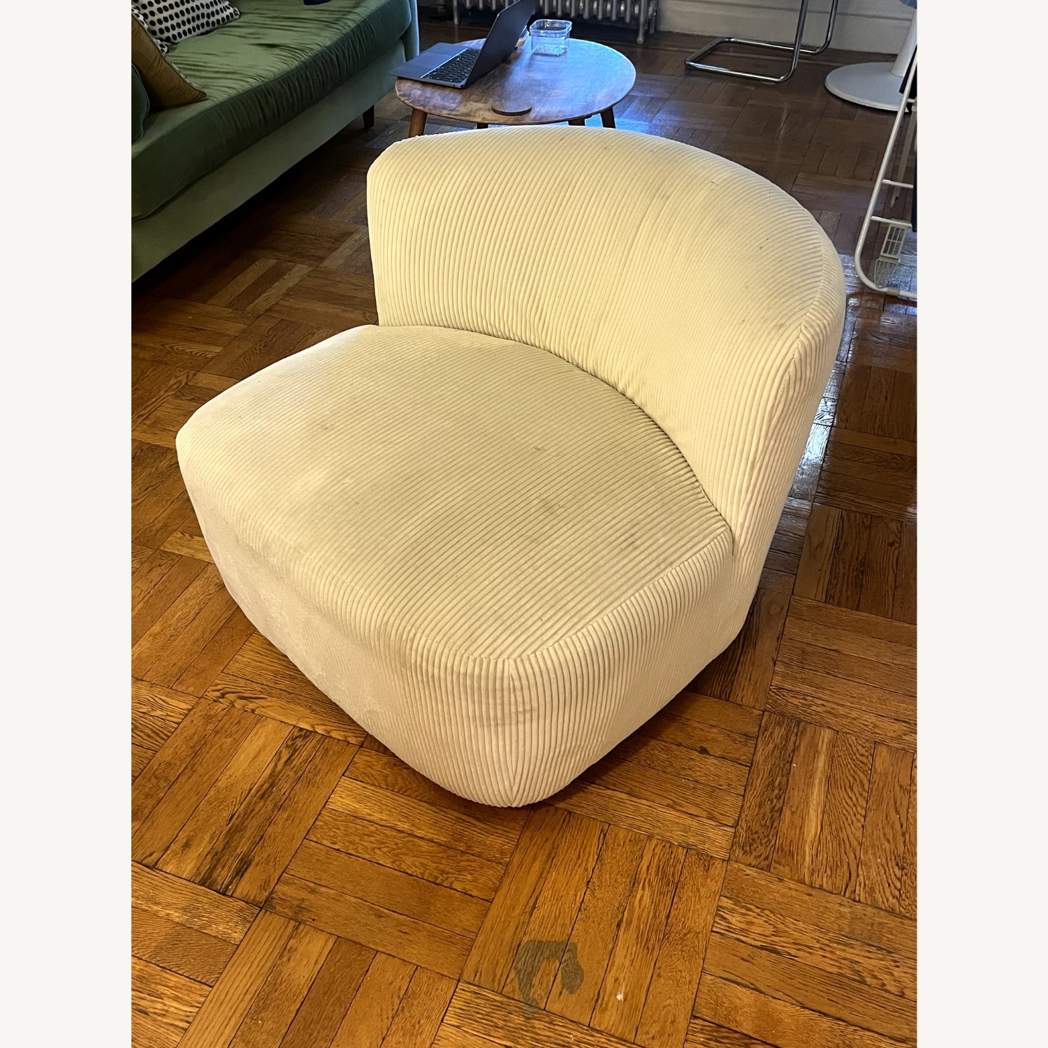 Urban Outfitters Castella Chair in Beige/Cream - image-3