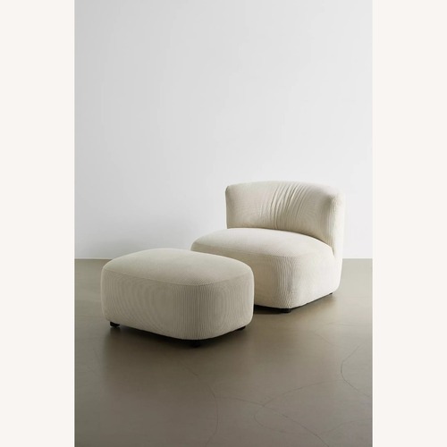 Used Urban Outfitters Castella Chair in Beige/Cream for sale on AptDeco