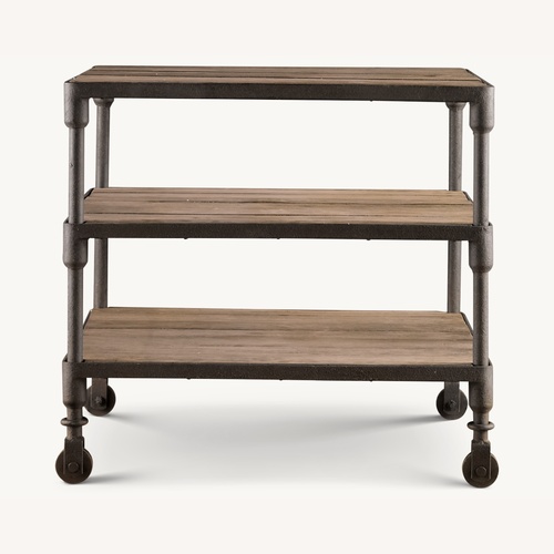 Used Restoration Hardware Dutch Industrial 28" Side Table for sale on AptDeco