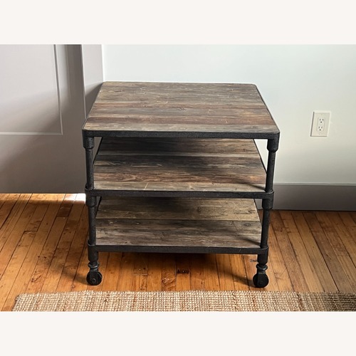 Used Restoration Hardware Dutch Industrial 28" Side Table for sale on AptDeco