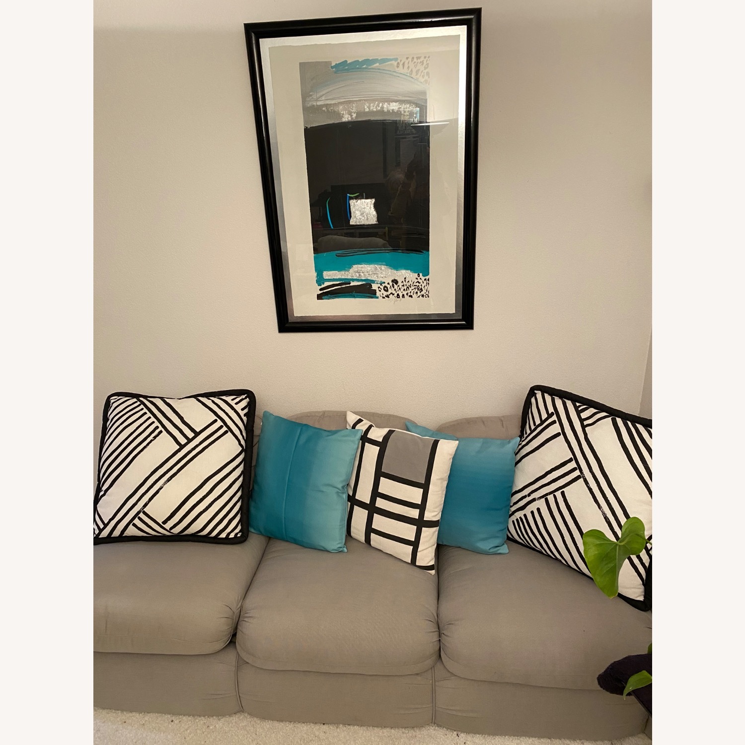 Modern Line Queen Size Sofa Sleeper - image-1