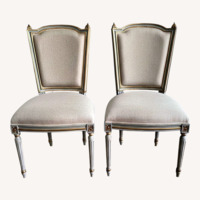 French Bedroom UK Natural Wood Dining Chairs