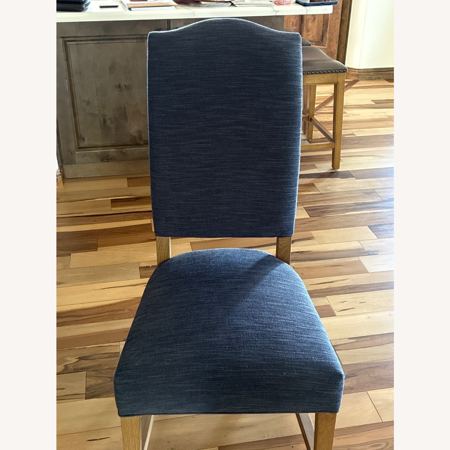 Pottery Barn Farmhouse Natural Fabric Dining Chairs - image-2