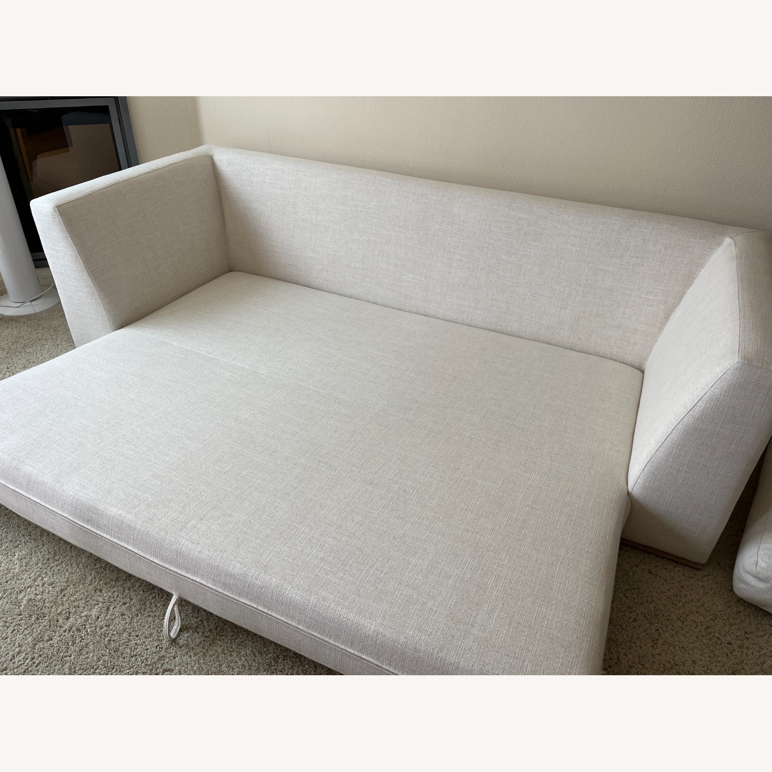 Designer Guild Natural Fabric Sleeper Sofa - image-4