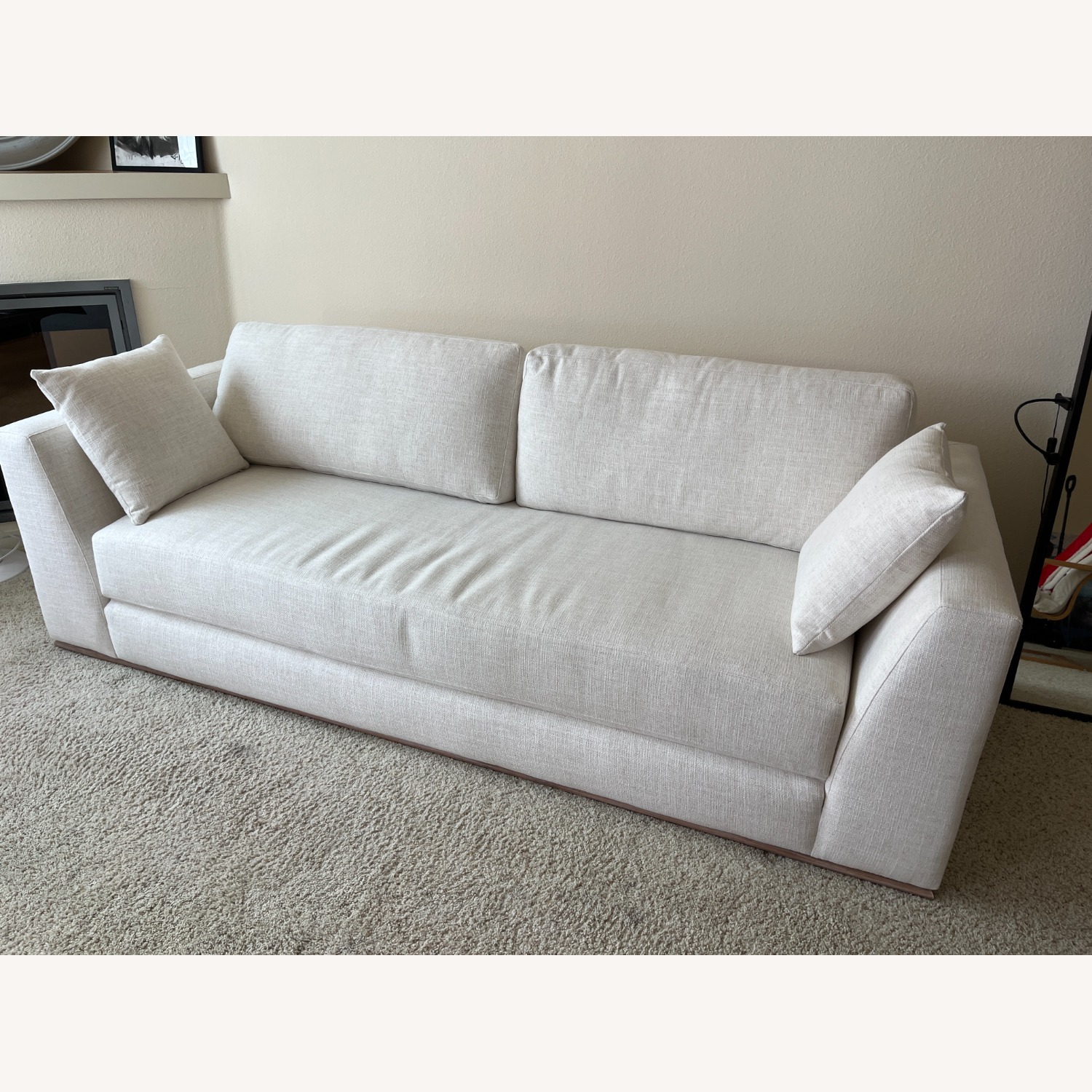 Designer Guild Natural Fabric Sleeper Sofa - image-1