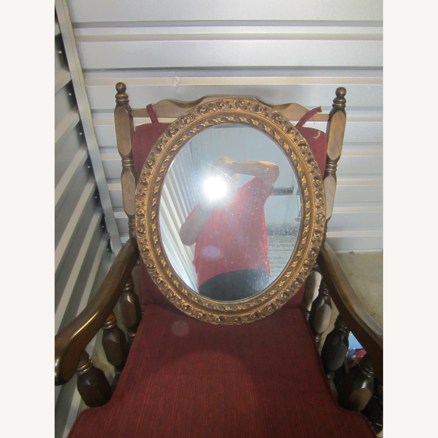Vintage/Antique Finds Gold Wall Mirror - image-3