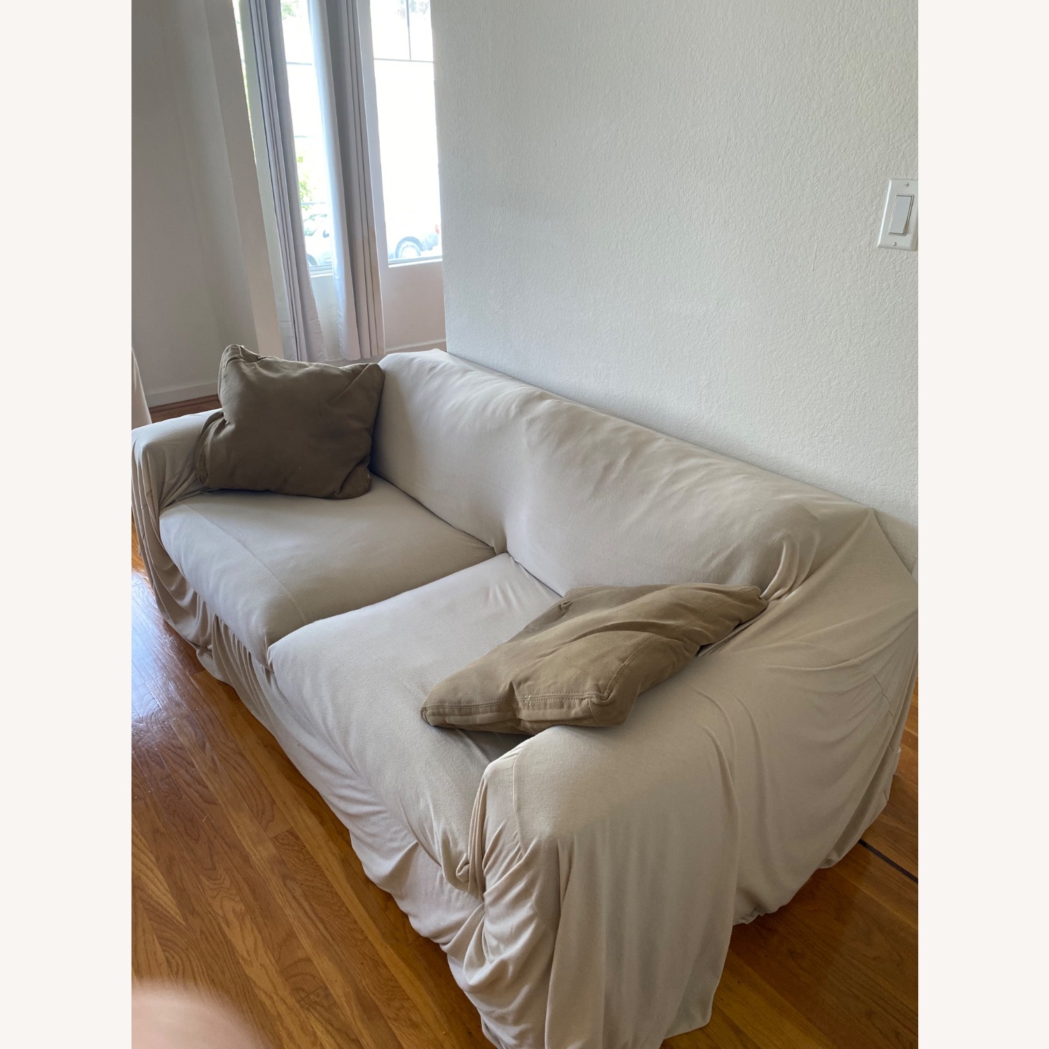 Room & Board Light Brown Fabric 2 Seater Sofa - image-2
