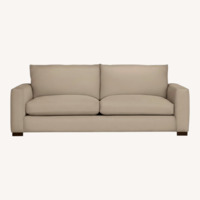 Room & Board Light Brown Fabric 2 Seater Sofa