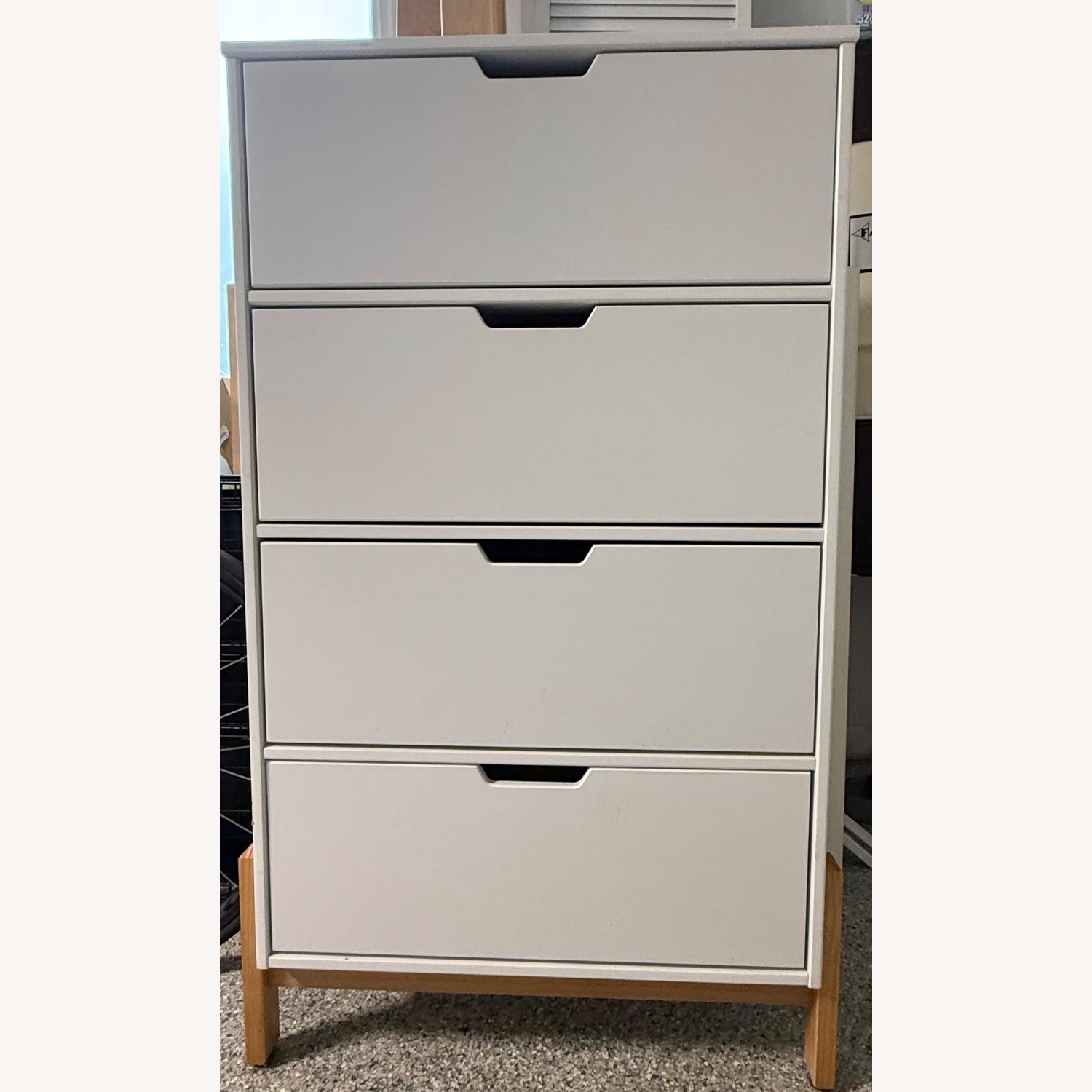 4-Drawer 45" Tall Chest with Cutout Handles - image-1