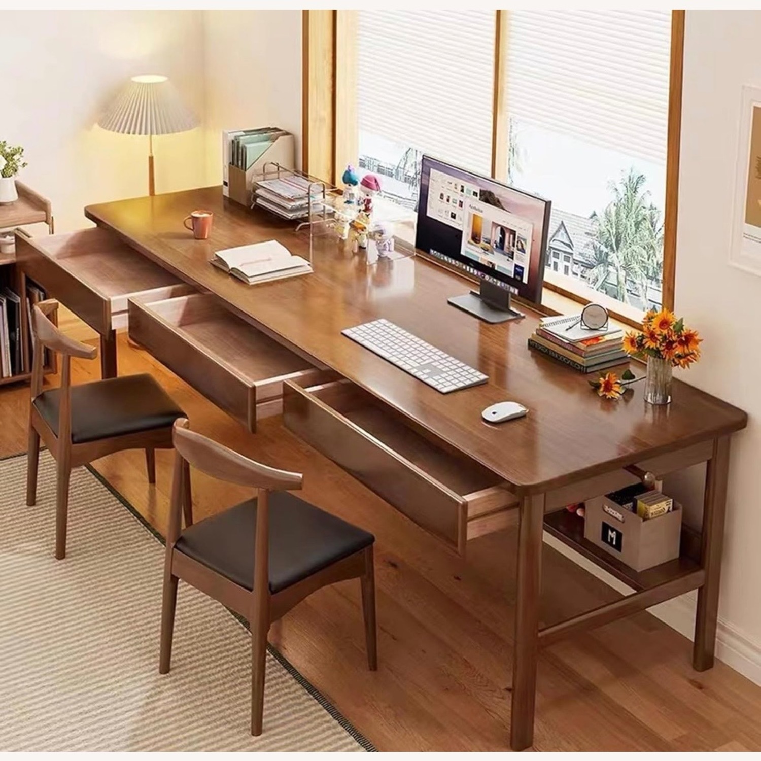 Amazon Light Brown Desk - image-11