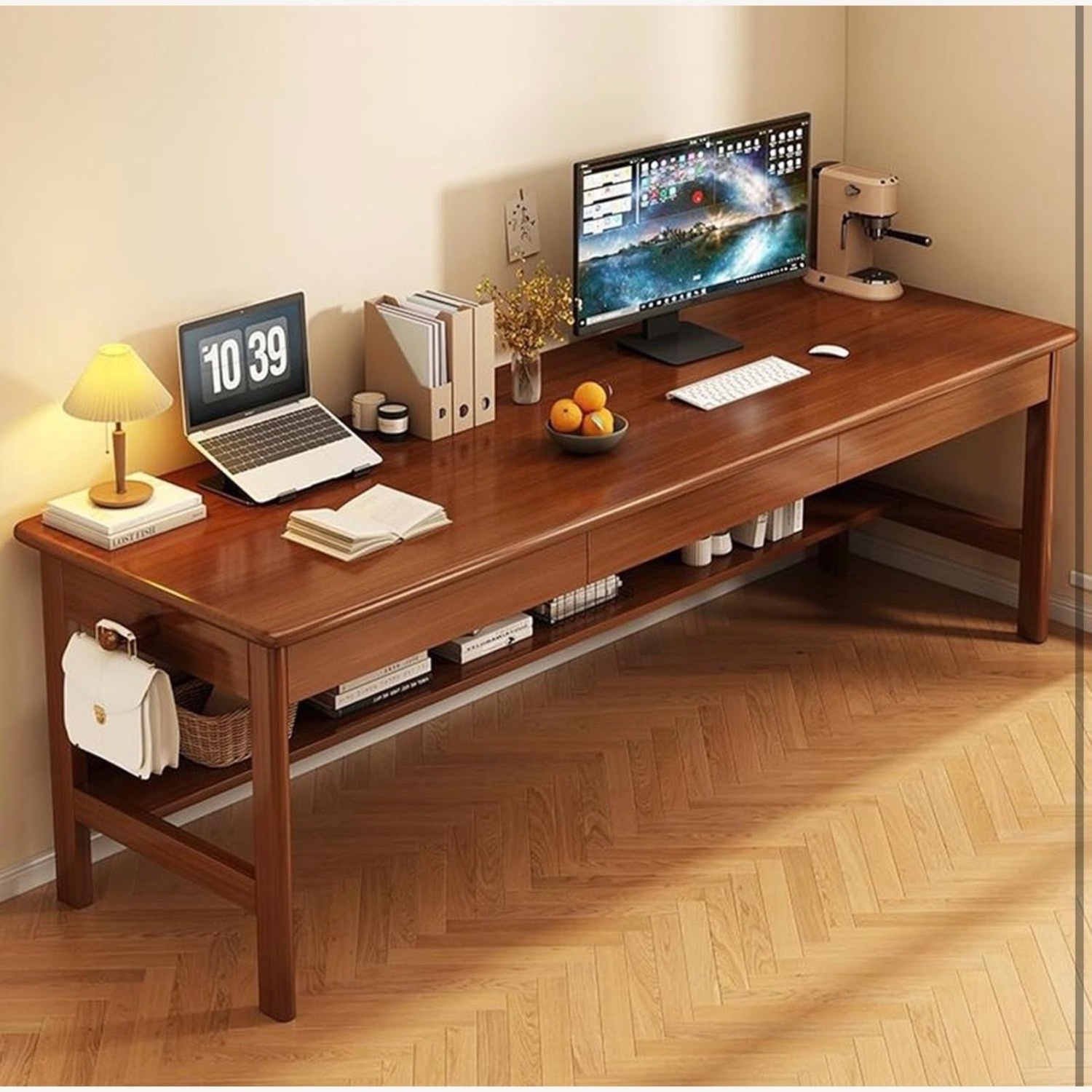 Amazon Light Brown Desk - image-6