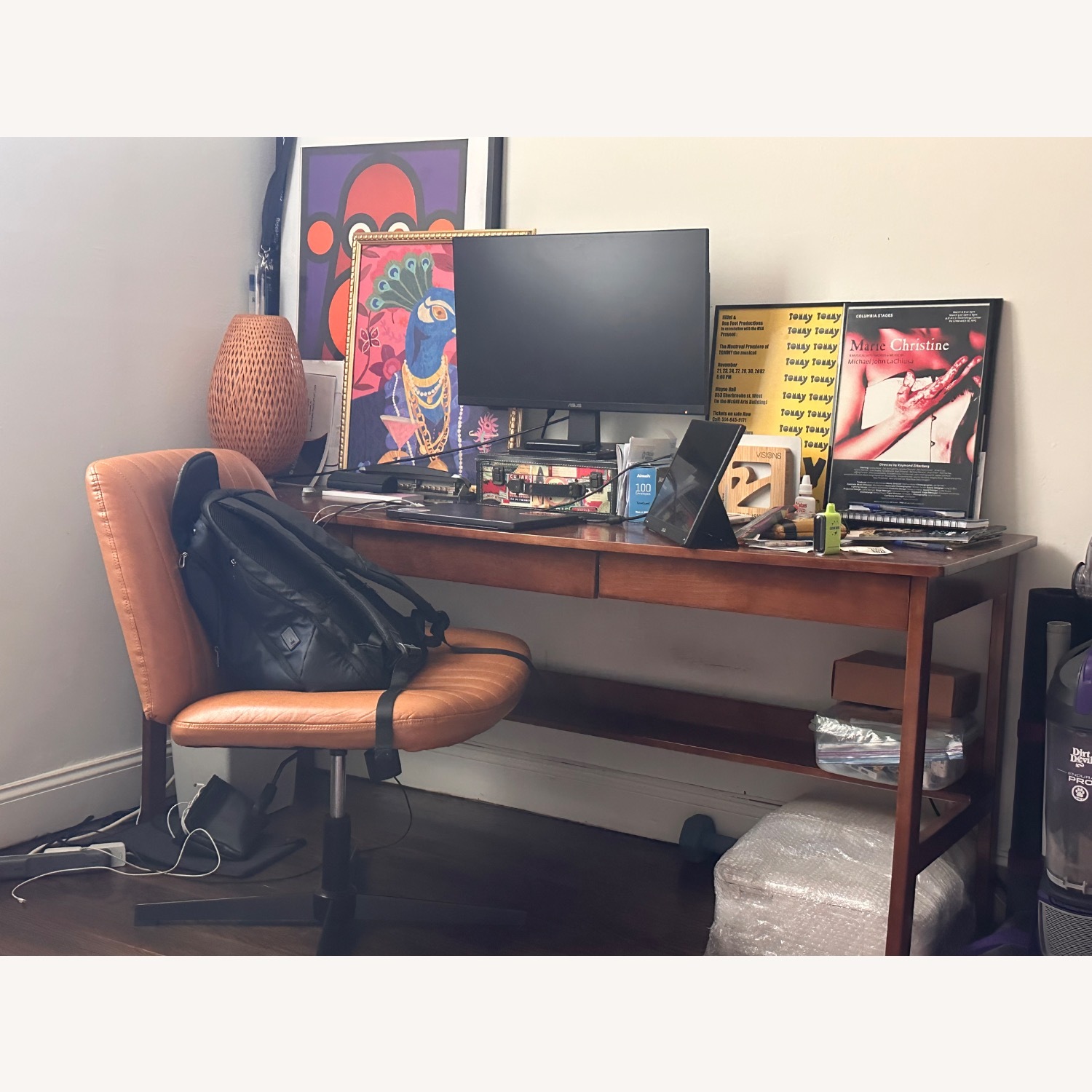 Amazon Light Brown Desk - image-5