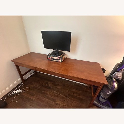 Used Amazon Light Brown Desk for sale on AptDeco