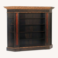 Vintage/Antique Light Brown Wood Bookcase