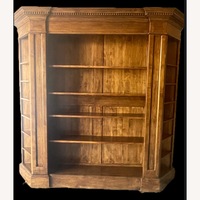 Vintage/Antique Light Brown Wood Bookcase