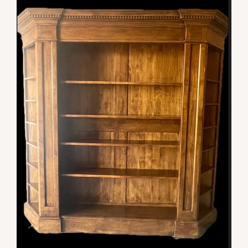 Used Vintage/Antique Light Brown Wood Bookcase for sale on AptDeco