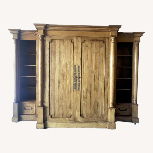 Used Vintage/Antique Light Brown Media Storage for sale on AptDeco