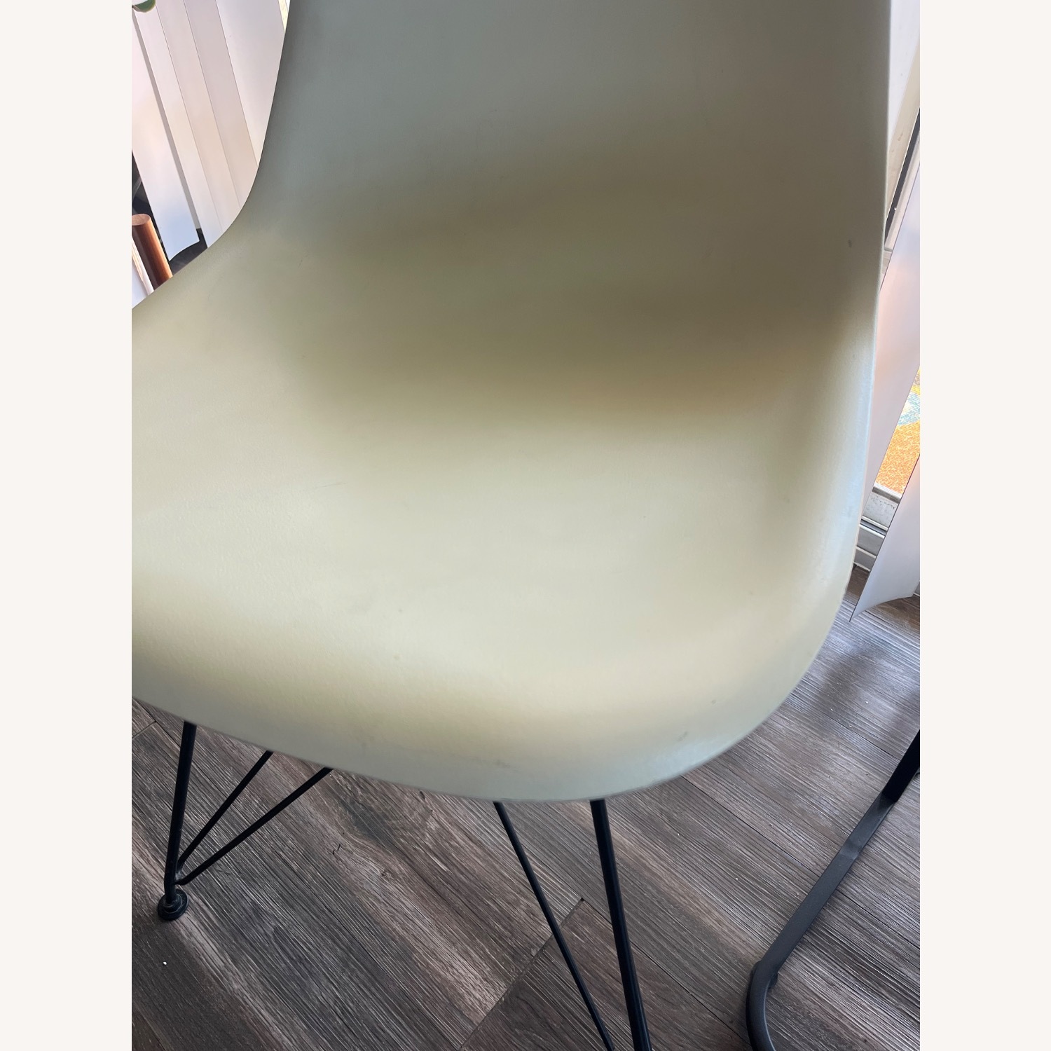 Cream Eames Style Dining Chairs - image-6