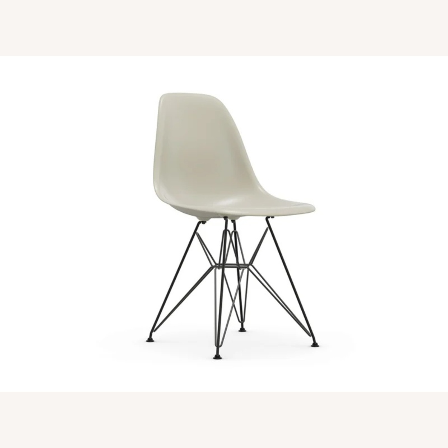 Cream Eames Style Dining Chairs - image-8
